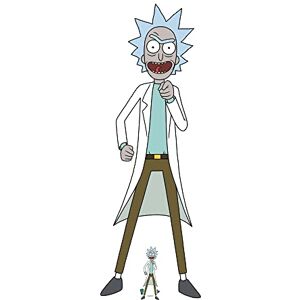 Iconicgreats - Rick Sanchez Cardboard Cutout Official Standee Iconicgreats - Rick Sanchez Cardboard Cutout Official Standee