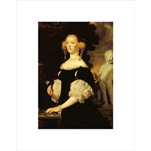 Wee Blue Coo Painting Portrait Study Van Den Tempel Woman Wall Art Print Wee Blue Coo Painting Portrait Study Van Den Tempel Woman Wall Art Print