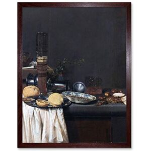 Artery8 Van De Velde Still Life Tall Beer Glass Painting Art Print Framed Poster Wall Decor 12x16 inch Artery8 Van De Velde Still Life Tall Beer Glass Painting Art Print Framed Poster Wall Decor 12x16 inch