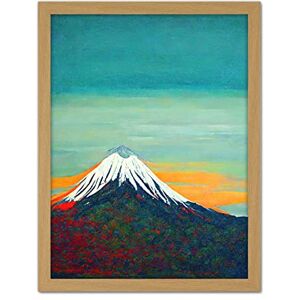 Doppelganger33 LTD Mount Fuji Volcano Peak At Sunrise Artwork Framed Wall Art Print 18X24 Inch Doppelganger33 LTD Mount Fuji Volcano Peak At Sunrise Artwork Framed Wall Art Print 18X24 Inch