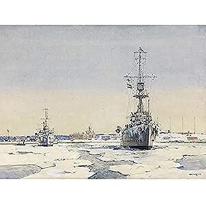 Fine Art Prints King Libau Harbour Destroyer Caledon WWI War Painting Unframed Wall Art Print Poster Home Decor Premium Fine Art Prints King Libau Harbour Destroyer Caledon WWI War Painting Unframed Wall Art Print Poster Home Decor Premium