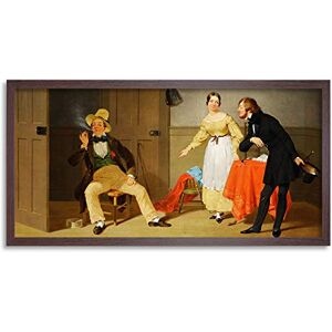 Artery8 Edmonds The City And Country Beaux C1838 Painting Framed Wall Art Print Long 25X12 Inch Artery8 Edmonds The City And Country Beaux C1838 Painting Framed Wall Art Print Long 25X12 Inch