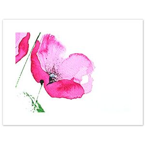 Wee Blue Coo Flower Poppy Watercolour Art Print Canvas Premium Wall Decor Poster Wee Blue Coo Flower Poppy Watercolour Art Print Canvas Premium Wall Decor Poster
