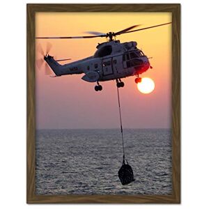 Artery8 Military USA Navy SA-330 Puma Helicopter Sun Artwork Framed Wall Art Print 18X24 Inch Artery8 Military USA Navy SA-330 Puma Helicopter Sun Artwork Framed Wall Art Print 18X24 Inch