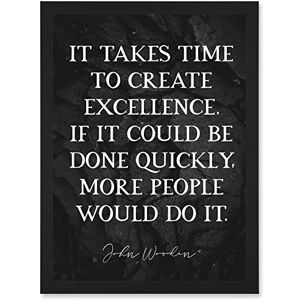 Artery8 - Slate Quote John Wooden - Basketball Coach - Wall Art Print Artery8 - Slate Quote John Wooden - Basketball Coach - Wall Art Print