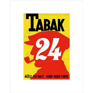 Wee Blue Coo TOBACCO TABAK 24 SWITZERLAND PIPE VINTAGE ADVERT RETRO FRAMED ART PRINT B12X544 Wee Blue Coo TOBACCO TABAK 24 SWITZERLAND PIPE VINTAGE ADVERT RETRO FRAMED ART PRINT B12X544