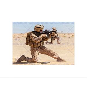 Wee Blue Coo War Military Army Soldier Gun Rifle War Marine Shoot Sand Wall Art Print Wee Blue Coo War Military Army Soldier Gun Rifle War Marine Shoot Sand Wall Art Print