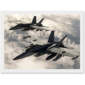 Artery8 Hook Military US Airforce F-18 Hornet Jet Fighters Photo Artwork Framed Wall Art Print A4 Artery8 Hook Military US Airforce F-18 Hornet Jet Fighters Photo Artwork Framed Wall Art Print A4