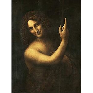 Artery8 Leonardo Da Vinci Saint John The Baptist Panting Unframed Wall Art Print Poster Home Decor Premium Artery8 Leonardo Da Vinci Saint John The Baptist Panting Unframed Wall Art Print Poster Home Decor Premium
