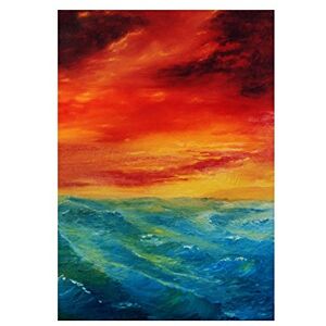 Wee Blue Coo Painting Seascape Impression Sky Sunset Waves Ocean Wall Art Print Wee Blue Coo Painting Seascape Impression Sky Sunset Waves Ocean Wall Art Print