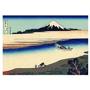 Wee Blue Coo Painting Japan Katsushika Tama River Musashi Province Wall Art Print Wee Blue Coo Painting Japan Katsushika Tama River Musashi Province Wall Art Print