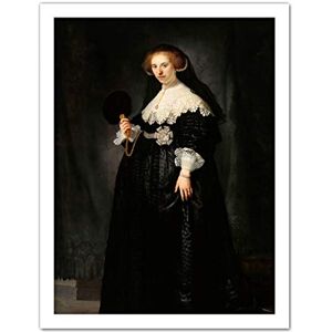 Artery8 Rembrandt Oopjen Coppit Portrait Woman Life Drawing Artwork Framed Wall Art Print 18X24 Inch Artery8 Rembrandt Oopjen Coppit Portrait Woman Life Drawing Artwork Framed Wall Art Print 18X24 Inch