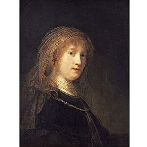 Fine Art Prints Rembrandt Saskia Van Uylenburgh The Wife Of The Artist Kunstdruck, Leinwand, Premium-Wanddekoration, Poster Fine Art Prints Rembrandt Saskia Van Uylenburgh The Wife Of The Artist Kunstdruck, Leinwand, Premium-Wanddekoration, Poster