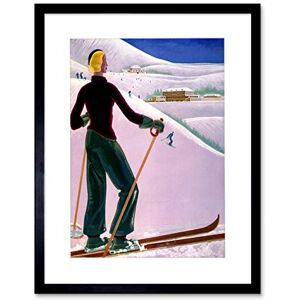 Wee Blue Coo Sport Markstein Alsace France Ski Skiing Winter Picture Framed Wall Art Print Wee Blue Coo Sport Markstein Alsace France Ski Skiing Winter Picture Framed Wall Art Print