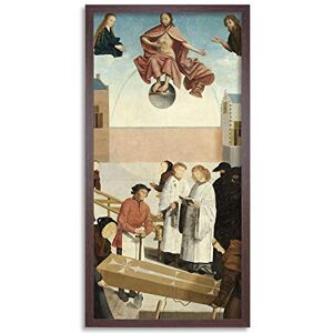 Artery8 Master Of Alkmaar Seven Works Of Mercy 4 Painting Framed Wall Art Print Long 25X12 Inch Artery8 Master Of Alkmaar Seven Works Of Mercy 4 Painting Framed Wall Art Print Long 25X12 Inch