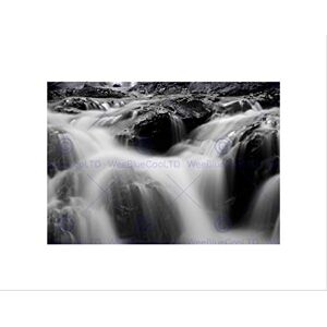 Wee Blue Coo PHOTOGRAPH WATERFALL NATURE B&W WATER CASCADE NEW FRAMED ART PRINT B12X10999 Wee Blue Coo PHOTOGRAPH WATERFALL NATURE B&W WATER CASCADE NEW FRAMED ART PRINT B12X10999