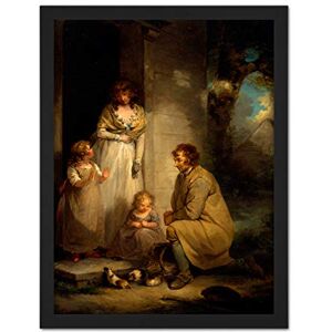 Fine Art Prints Morland Selling Guinea Pigs Family Painting Large Framed Art Print Poster Wall Decor 18x24 in Fine Art Prints Morland Selling Guinea Pigs Family Painting Large Framed Art Print Poster Wall Decor 18x24 in