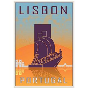 Wee Blue Coo Travel Lisbon Portugal Monument Discoveries Wall Art Print Wee Blue Coo Travel Lisbon Portugal Monument Discoveries Wall Art Print