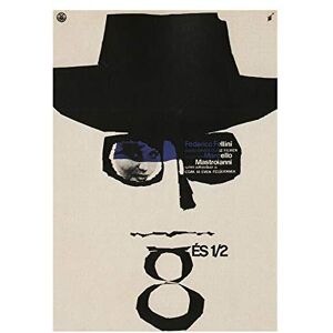 Wee Blue Coo Ad Cultural Film 8 Half Fellini Hungary Hat Glasses Wall Art Print Wee Blue Coo Ad Cultural Film 8 Half Fellini Hungary Hat Glasses Wall Art Print