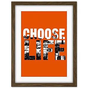 Wee Blue Coo Choose Life Trainspotting Edinburgh Scotland Artwork Framed Wall Art Print 18X24 Inch Wee Blue Coo Choose Life Trainspotting Edinburgh Scotland Artwork Framed Wall Art Print 18X24 Inch