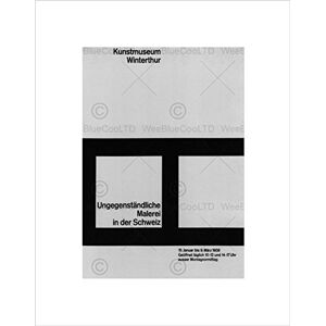 Wee Blue Coo Ad Exhibition Switzerland Cultural Abstract Modernism Wall Art Print Wee Blue Coo Ad Exhibition Switzerland Cultural Abstract Modernism Wall Art Print