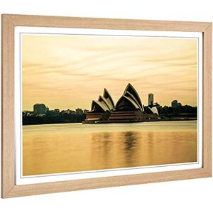 Big Box Art Framed Print of Sydney Opera House Harbour Australia (8) Design Wall Art Picture Home Decor for Kitchen, Living Room, Bedroom, Hallway, Oak, A2 / 24.5x18 Inch / 62x45cm Big Box Art Framed Print of Sydney Opera House Harbour Australia (8) Design Wall Art Picture Home Decor for Kitchen, Living Room, Bedroom, Hallway, Oak, A2 / 24.5x18 Inch / 62x45cm