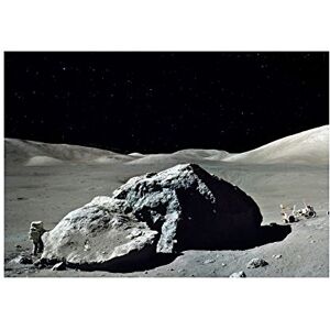 Wee Blue Coo Photo Rock Moon Landing Apollo 17 Space Astronaut Wall Art Print Wee Blue Coo Photo Rock Moon Landing Apollo 17 Space Astronaut Wall Art Print