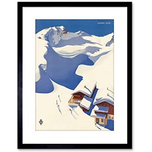 Wee Blue Coo 9x7 '' TRAVEL SPORT SNOW SKI CHALET ALPS AUSTRIA FRAMED ART PRINT F97X1551 Wee Blue Coo 9x7 '' TRAVEL SPORT SNOW SKI CHALET ALPS AUSTRIA FRAMED ART PRINT F97X1551