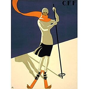 Wee Blue Coo St Croix Switzerland Alpine Skiing Unframed Art Print Poster Wall Decor 12X16 Inch Wee Blue Coo St Croix Switzerland Alpine Skiing Unframed Art Print Poster Wall Decor 12X16 Inch