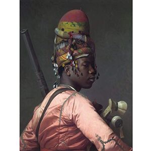 Fine Art Prints Gerome Black Bashi-Bazouk Portrait-Malerei, großer Druck, Poster, Wandkunst, Dekor-Bild Fine Art Prints Gerome Black Bashi-Bazouk Portrait-Malerei, großer Druck, Poster, Wandkunst, Dekor-Bild
