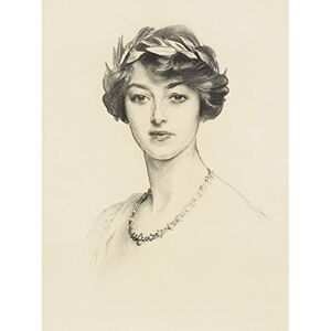 Artery8 Sargent Portrait Of Mrs Gilbert Russell 1911 Painting Art Print Canvas Premium Wall Decor Poster Mural Artery8 Sargent Portrait Of Mrs Gilbert Russell 1911 Painting Art Print Canvas Premium Wall Decor Poster Mural