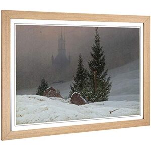 Big Box Art Framed Print of Friedrich Caspar David Winter Landscape Design Wall Art Picture Home Decor for Kitchen, Living Room, Bedroom, Hallway, Oak, A2 / 24.5x18 Inch / 62x45cm Big Box Art Framed Print of Friedrich Caspar David Winter Landscape Design Wall Art Picture Home Decor for Kitchen, Living Room, Bedroom, Hallway, Oak, A2 / 24.5x18 Inch / 62x45cm