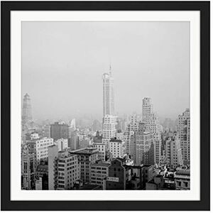 Artery8 New York City Skyline Skyscrapers 2 Vintage Photo Square Wooden Framed Wall Art Print Picture 16X16 Inch Artery8 New York City Skyline Skyscrapers 2 Vintage Photo Square Wooden Framed Wall Art Print Picture 16X16 Inch