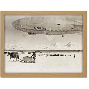 Fine Art Prints Photo Airship Norway Ny-Alesund North Pole 1926 Artwork Framed Wall Art Print 18X24 Inch Fine Art Prints Photo Airship Norway Ny-Alesund North Pole 1926 Artwork Framed Wall Art Print 18X24 Inch