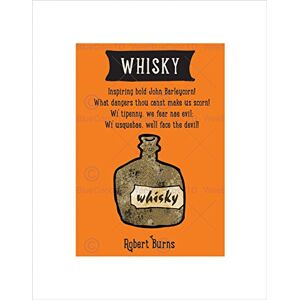 Wee Blue Coo WHISKY ROBERT BURNS BOTTLE SCOTLAND USQUEBAE POEM FRAMED ART PRINT B12X13752 Wee Blue Coo WHISKY ROBERT BURNS BOTTLE SCOTLAND USQUEBAE POEM FRAMED ART PRINT B12X13752