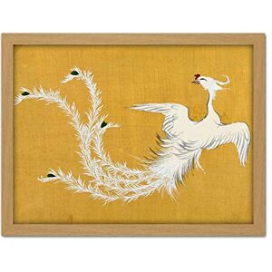 Artery8 Kamisaka Sekka White Phoenix Bird Japanese Painting Artwork Framed Wall Art Print 18X24 Inch Artery8 Kamisaka Sekka White Phoenix Bird Japanese Painting Artwork Framed Wall Art Print 18X24 Inch
