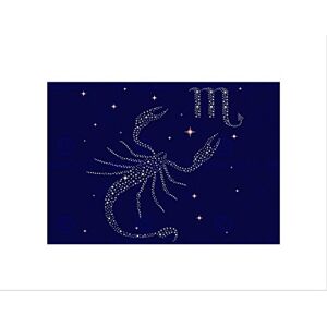 Wee Blue Coo PAINTING ZODIAC STAR SIGN SCORPIO SCORPION BLACK FRAMED ART PRINT B12X12971 Wee Blue Coo PAINTING ZODIAC STAR SIGN SCORPIO SCORPION BLACK FRAMED ART PRINT B12X12971