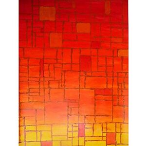 Wee Blue Coo Piet Mondrian Abstract Red Old Master Painting Art Print Poster Wall Decor 12X16 Inch Wee Blue Coo Piet Mondrian Abstract Red Old Master Painting Art Print Poster Wall Decor 12X16 Inch