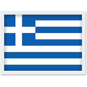 Artery8 - Greece Flag - Wall Art Artery8 - Greece Flag - Wall Art