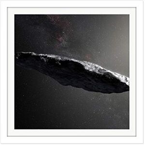 Fine Art Prints Space ESO Eso1737e Interstellar Asteroid Oumuamua Square Wooden Framed Wall Art Print Picture 16X16 Inch Fine Art Prints Space ESO Eso1737e Interstellar Asteroid Oumuamua Square Wooden Framed Wall Art Print Picture 16X16 Inch