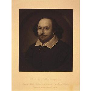 Wee Blue Coo Paintings Portrait William Shakespeare Elizabethan Playwright Art Print Poster Wall Decor 12X16 Inch Wee Blue Coo Paintings Portrait William Shakespeare Elizabethan Playwright Art Print Poster Wall Decor 12X16 Inch