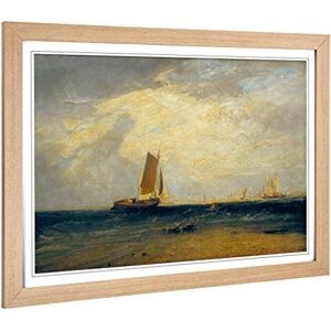 Big Box Art Framed Print of Joseph Mallord William Turner Fishing Upon he Blythe Sand Design Wall Art Picture Home Decor for Living Room, Bedroom, Office, Oak, A2 / 24.5x18 Inch / 62x45cm Big Box Art Framed Print of Joseph Mallord William Turner Fishing Upon he Blythe Sand Design Wall Art Picture Home Decor for Living Room, Bedroom, Office, Oak, A2 / 24.5x18 Inch / 62x45cm
