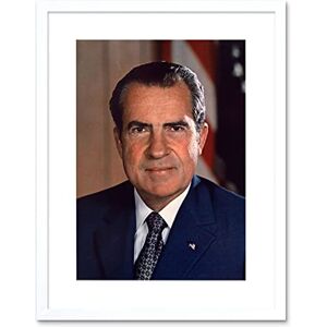 Artery8 US President Richard Nixon Portrait Photo Artwork Framed Wall Art Print 9X7 Inch Artery8 US President Richard Nixon Portrait Photo Artwork Framed Wall Art Print 9X7 Inch