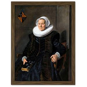 Artery8 Frans Hals Portrait Of Maritge Claesdr Vooght Artwork Framed Wall Art Print 18X24 Inch Artery8 Frans Hals Portrait Of Maritge Claesdr Vooght Artwork Framed Wall Art Print 18X24 Inch