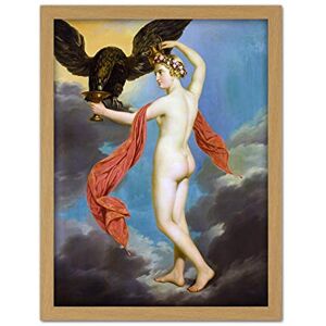 Artery8 Diez Hebe With Jupiter As Eagle Mythology Painting Artwork Framed Wall Art Print 18X24 Inch Artery8 Diez Hebe With Jupiter As Eagle Mythology Painting Artwork Framed Wall Art Print 18X24 Inch