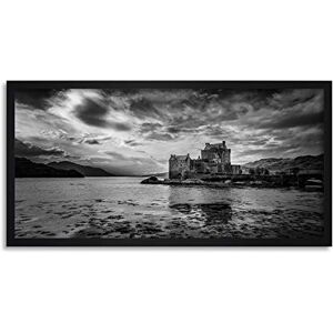 Wee Blue Coo Eilean Donan Castle Scotland Clouds Long Panel Framed Wall Art Print Wee Blue Coo Eilean Donan Castle Scotland Clouds Long Panel Framed Wall Art Print
