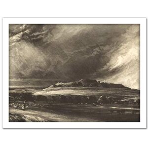 Artery8 David Lucas Old Sarum 1833 Painting Artwork Framed Wall Art Print 18X24 Inch Artery8 David Lucas Old Sarum 1833 Painting Artwork Framed Wall Art Print 18X24 Inch