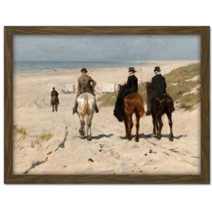 Artery8 Anton Mauve Morning Ride Along Beach Horse Painting Artwork Framed Wall Art Print 18X24 Inch Artery8 Anton Mauve Morning Ride Along Beach Horse Painting Artwork Framed Wall Art Print 18X24 Inch