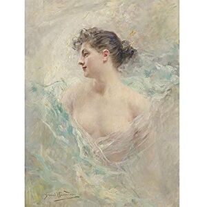 Artery8 Daniel Hernandez The Model C1900 Painting Unframed Wall Art Print Poster Home Decor Premium Artery8 Daniel Hernandez The Model C1900 Painting Unframed Wall Art Print Poster Home Decor Premium