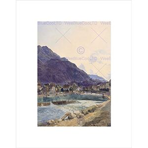 Wee Blue Coo PAINTING LANDSCAPE RURAL WALDMUELLER BAD ISCHL FRAMED ART PRINT MOUNT B12X12672 Wee Blue Coo PAINTING LANDSCAPE RURAL WALDMUELLER BAD ISCHL FRAMED ART PRINT MOUNT B12X12672